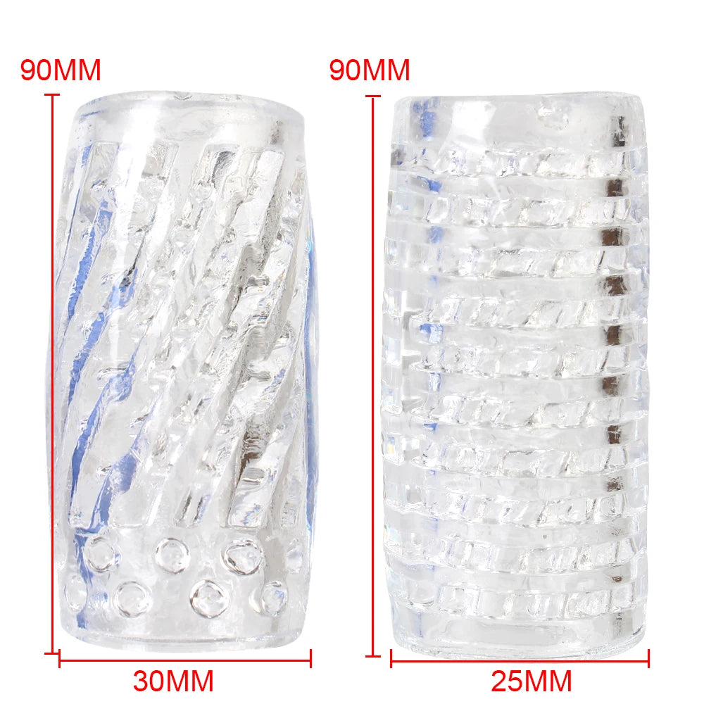 Transparent Male Masturbator (9cm)