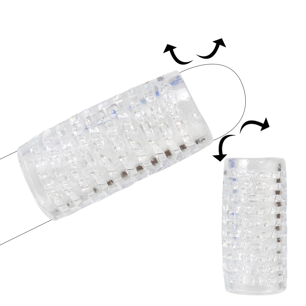 Transparent Male Masturbator (9cm)