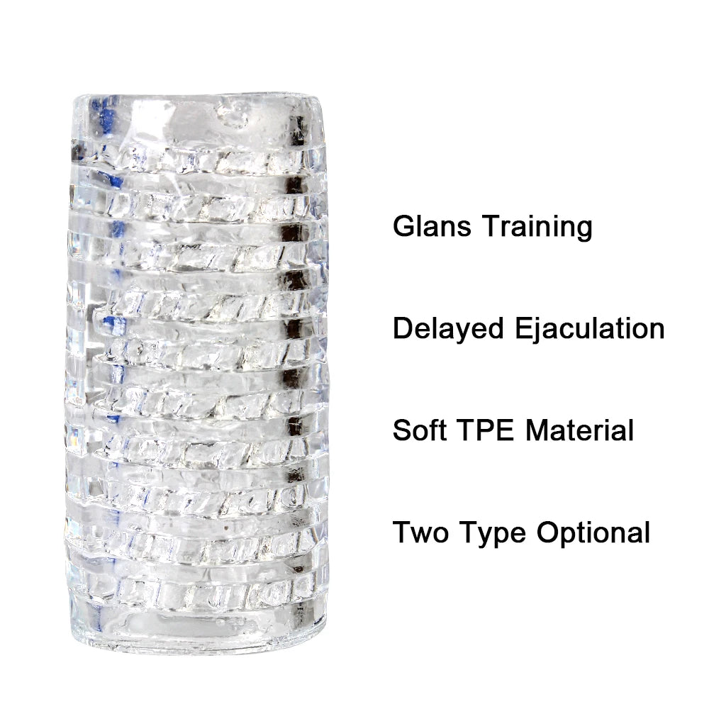 Transparent Male Masturbator (9cm)