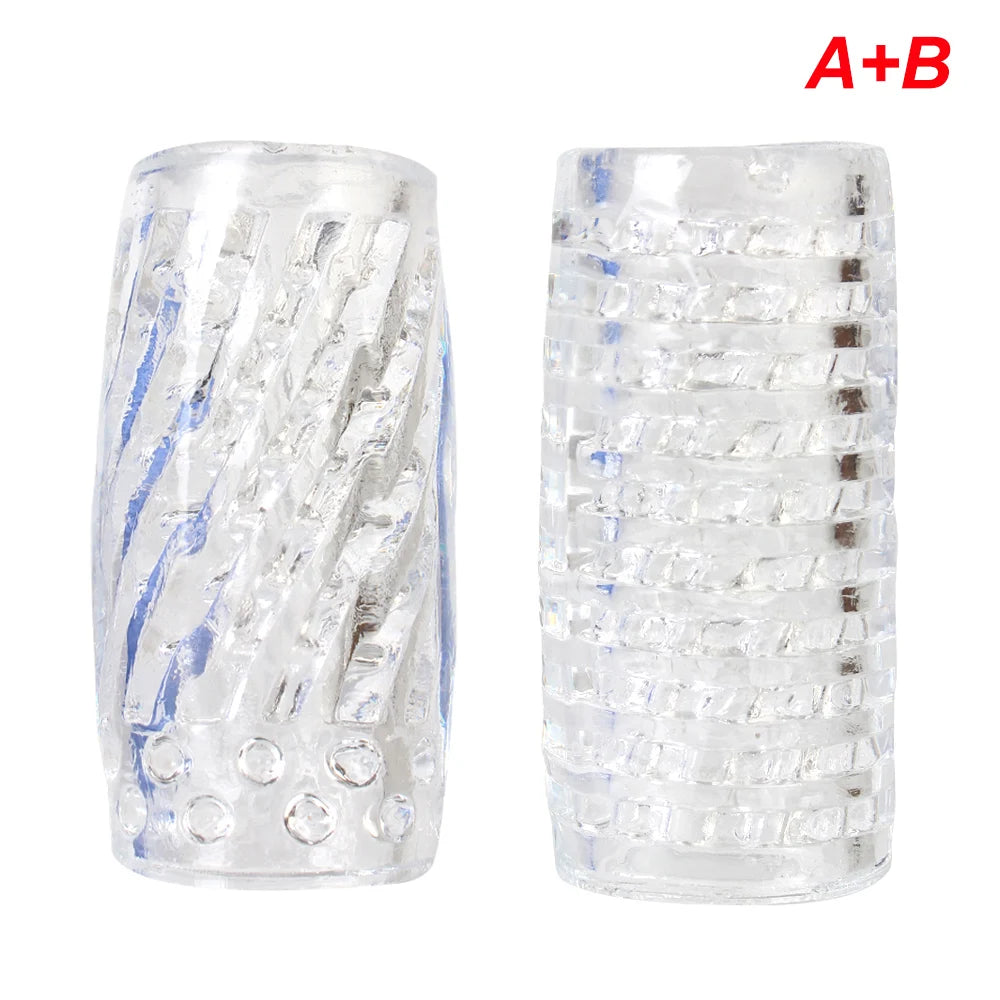 Transparent Male Masturbator (9cm)