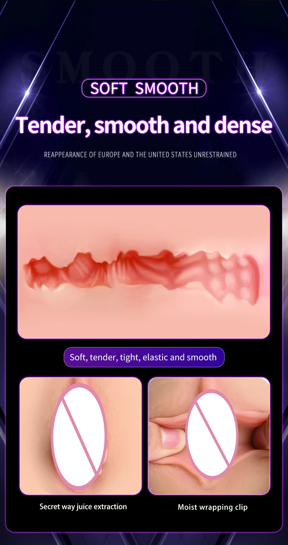 Realistic Vagina Male Masturbator