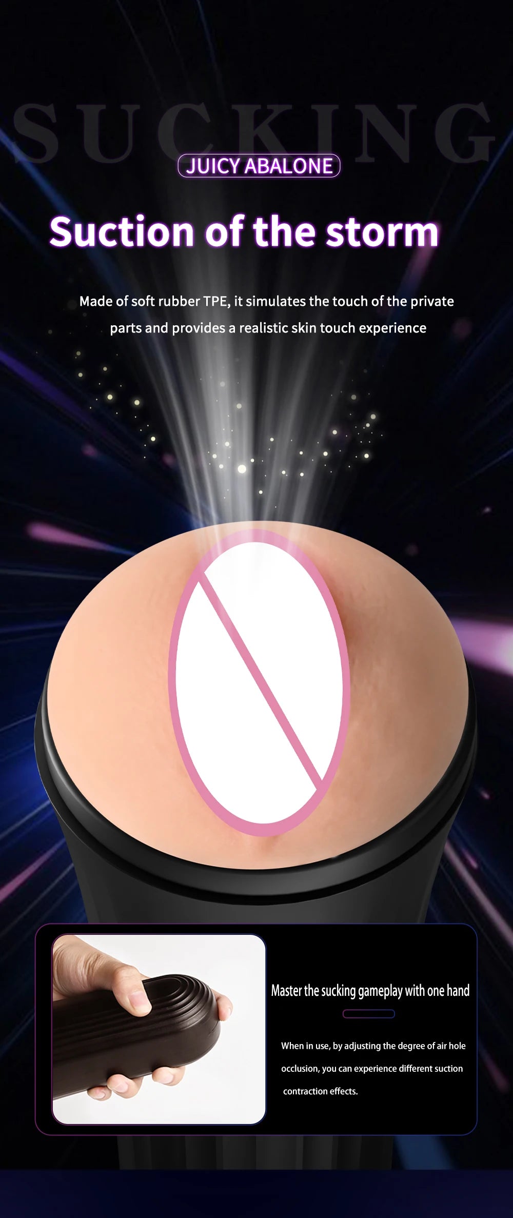 Realistic Vagina Male Masturbator