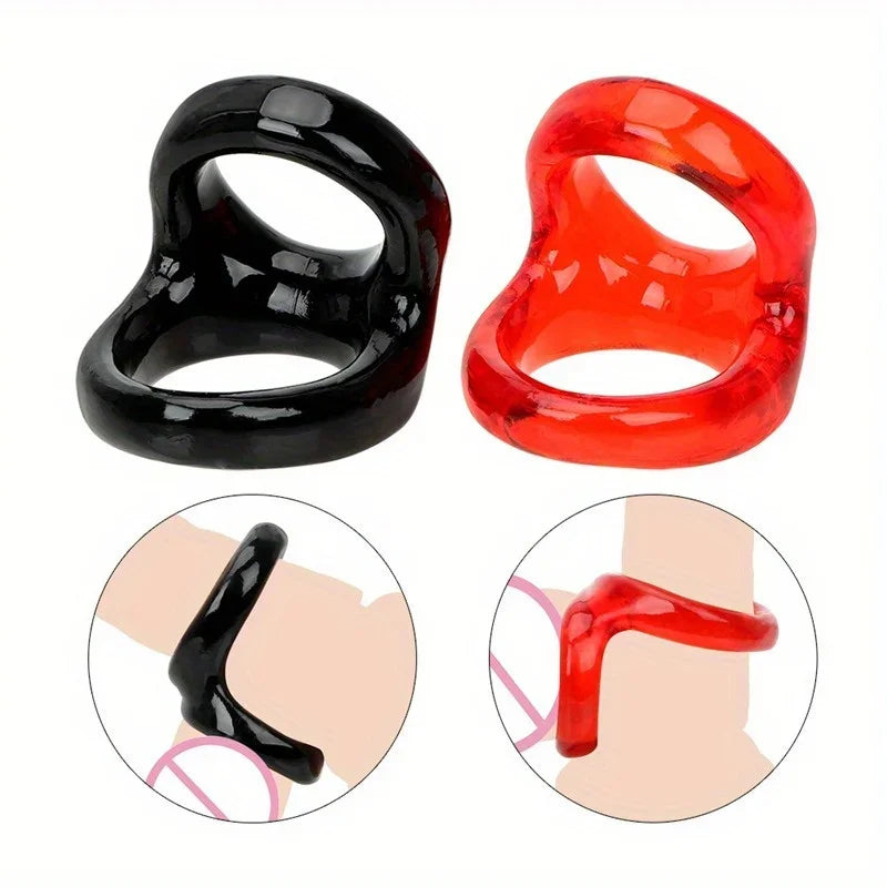 Silicone Double Penis Ring