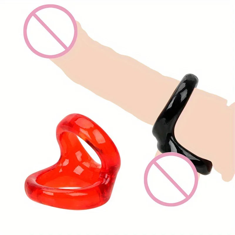 Silicone Double Penis Ring