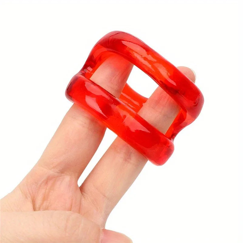 Silicone Double Penis Ring