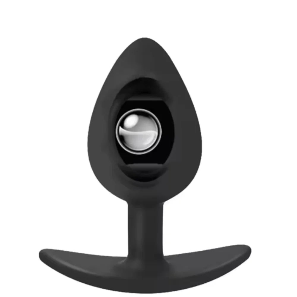 Butt Plug with Metal Rolling Ball